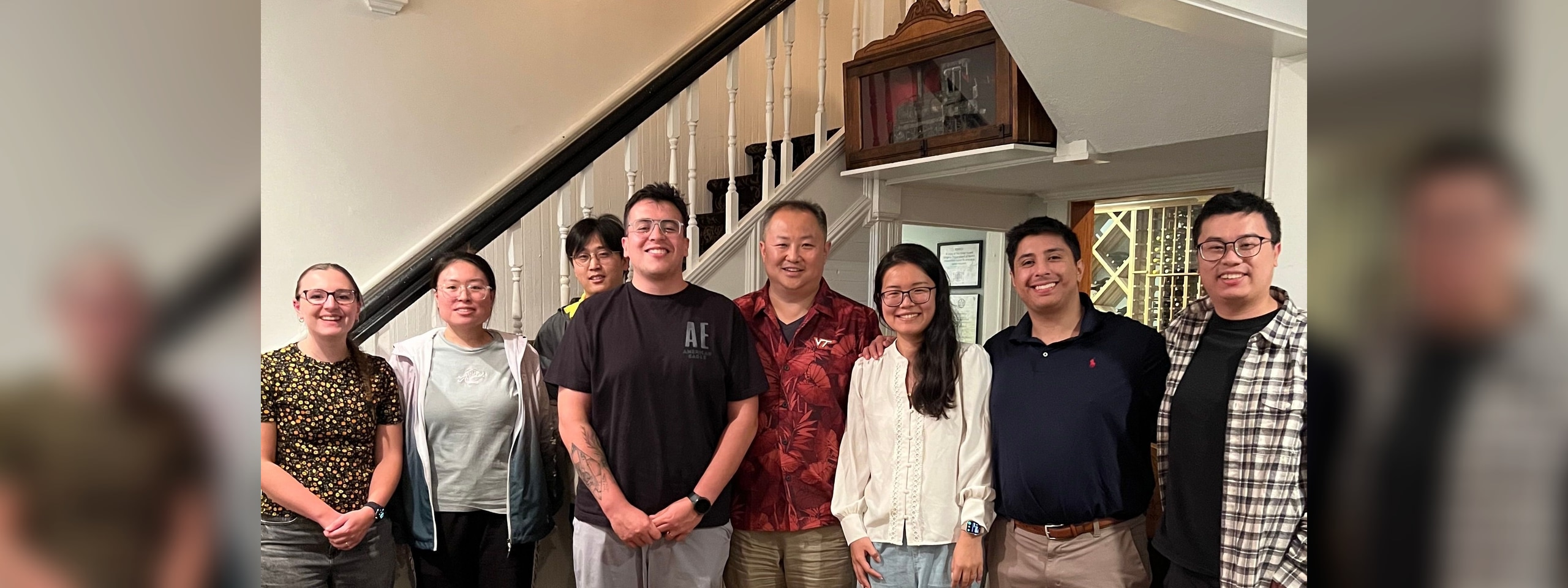 Chang Lu Lab members at a group gathering